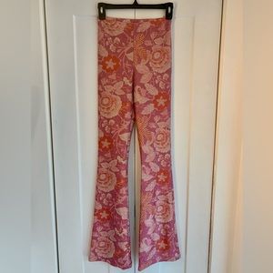 Miss Selfridge pattern glitter kickflare pants- ASOS